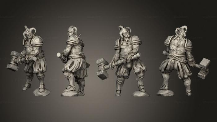 Military figurines (Fantasy Blind Giant, STKW_6073) 3D models for cnc