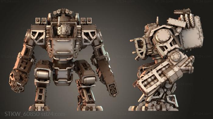 Military figurines (Naut Back, STKW_60850) 3D models for cnc