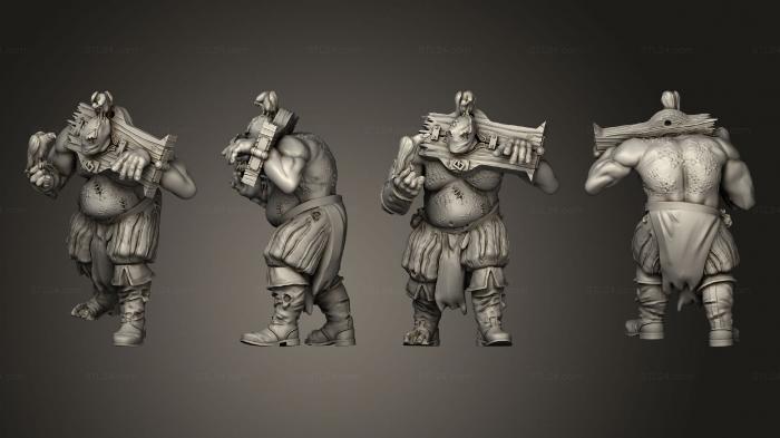 Military figurines (Fantasy The Colossus, STKW_6087) 3D models for cnc