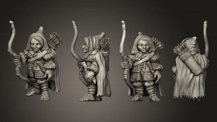 Military figurines (Female Ranger 02, STKW_6143) 3D models for cnc