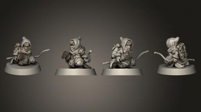 Military figurines (Female Ranger 09, STKW_6150) 3D models for cnc