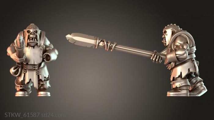 ORC WITH WARRIOR SPEAR Veteran