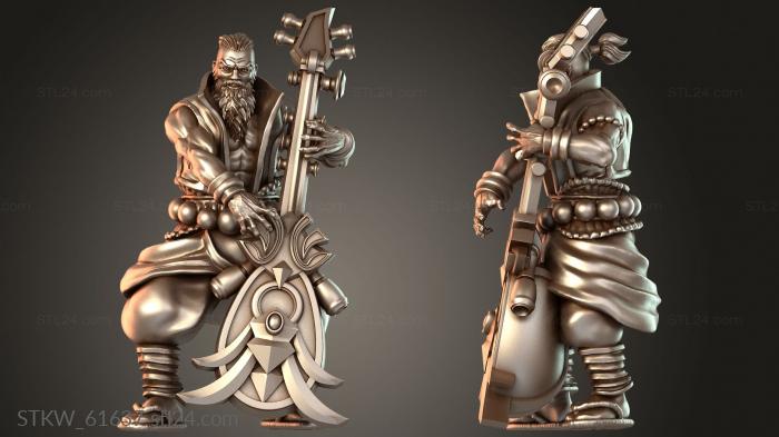 Orient Metal Bard Playing Noble