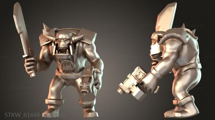 Ork Boy with Pistol and Sword
