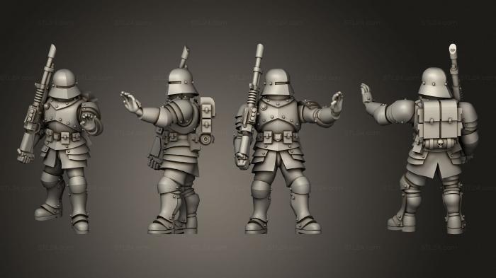 Feudal guard pose 3