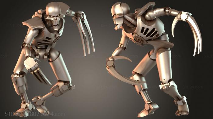 Military figurines (Paladin Fierce, STKW_61807) 3D models for cnc