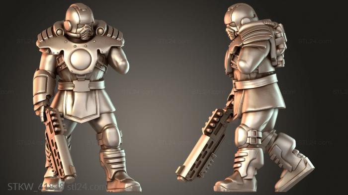 Palatine Enforcers Lawdog with Shotgun and Shield Shotgun PT