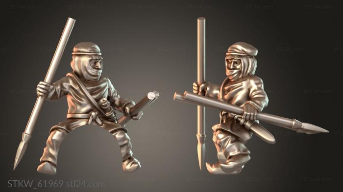 Military figurines (PERSIAN ASABARI Swift, STKW_61969) 3D models for cnc