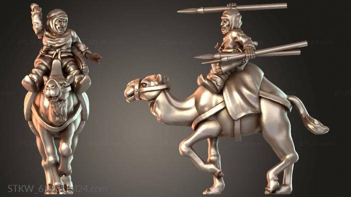 PERSIAN DROMEDARY RIDER Mounted