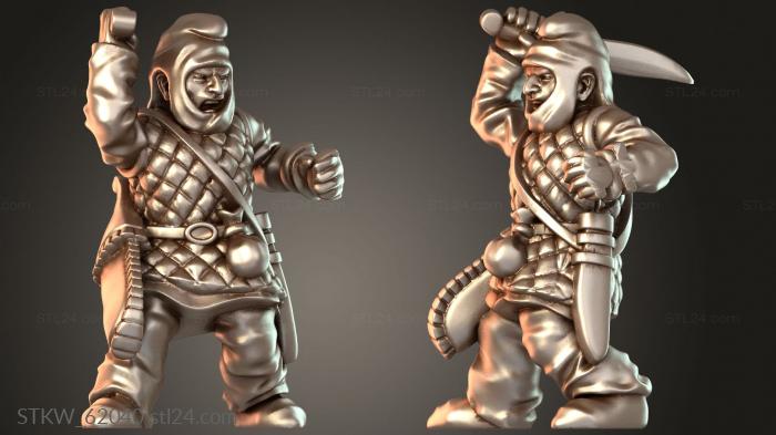 PERSIAN PASTI WITH SWORD Wrathful
