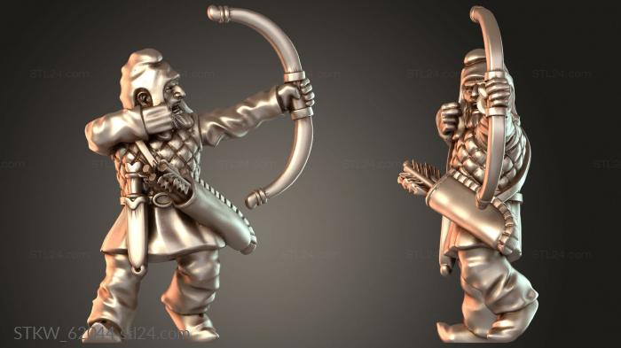 Military figurines (PERSIAN SPARABARA Fierce, STKW_62044) 3D models for cnc
