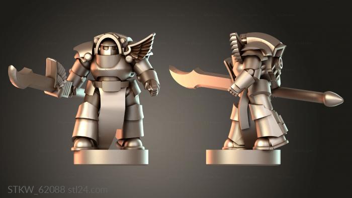 Military figurines (Phoenix Terminator Enraged, STKW_62088) 3D models for cnc