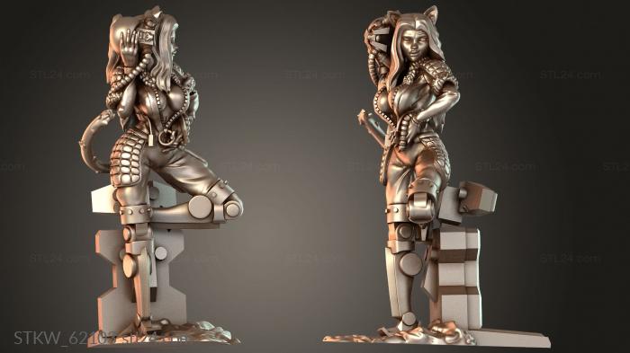 Military figurines (Pilot Downed, STKW_62103) 3D models for cnc