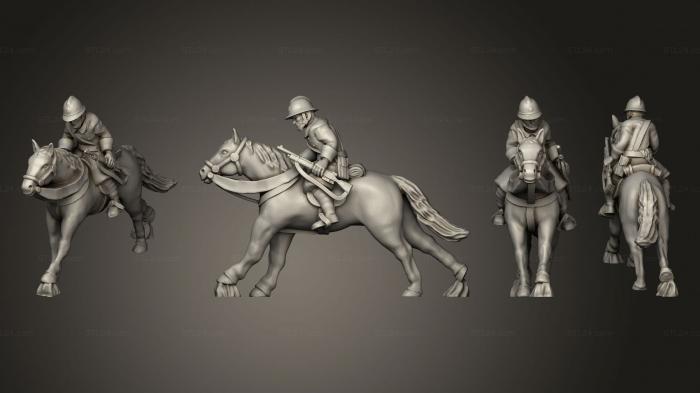 Military figurines (Figurines Cavalier 5, STKW_6212) 3D models for cnc