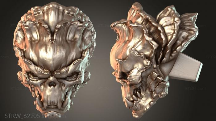 Military figurines (Plague Warriors DMP, STKW_62205) 3D models for cnc