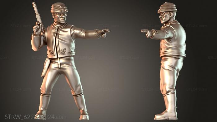 Military figurines (Planet Commander, STKW_62232) 3D models for cnc