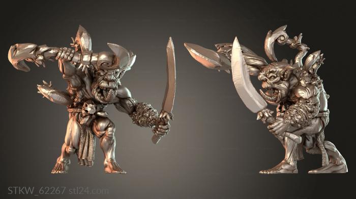 Military figurines (Poison Fangs, STKW_62267) 3D models for cnc