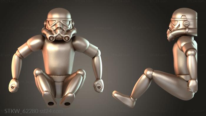 Porta Celular Stormtrooper Clon