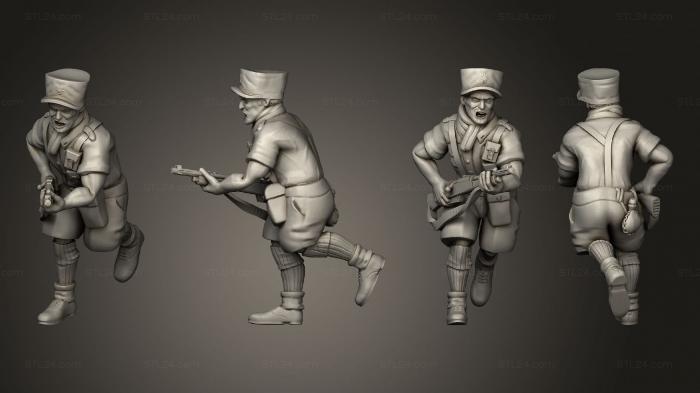 Military figurines (Figurines Legionnaire 2, STKW_6230) 3D models for cnc