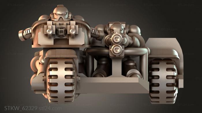 Power Armour Eagle Biker Attack