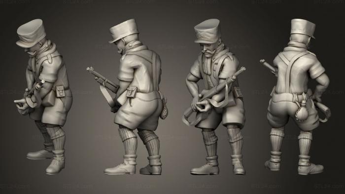 Military figurines (Figurines Legionnaire 6, STKW_6234) 3D models for cnc