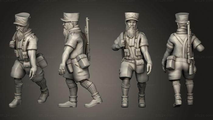 Military figurines (Figurines Legionnaire 7, STKW_6235) 3D models for cnc