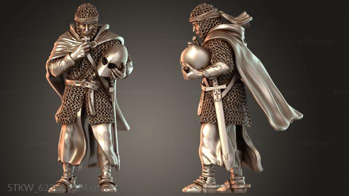 Praying Knights Knight Standing