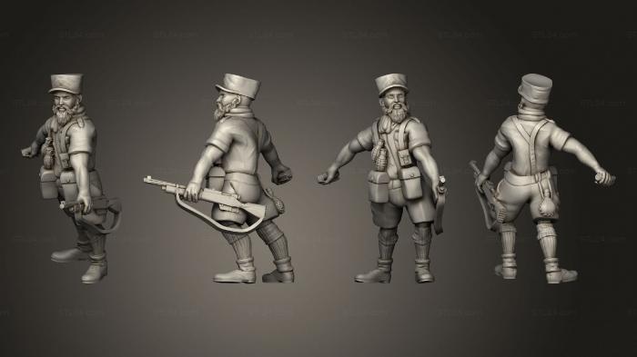 Military figurines (Figurines Legionnaire 9, STKW_6237) 3D models for cnc