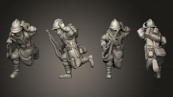 Статуэтки военные (Figurines Soldat belge 1, STKW_6239) 3D модель для ЧПУ станка