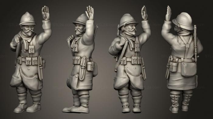 Статуэтки военные (Figurines Soldat belge 8, STKW_6246) 3D модель для ЧПУ станка