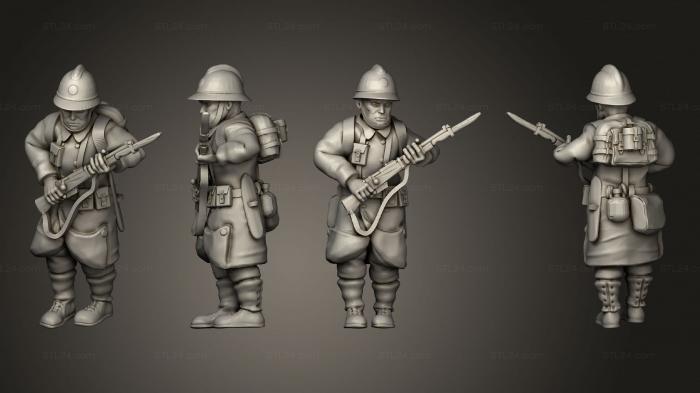 Military figurines (Figurines Soldat belge 9, STKW_6247) 3D models for cnc