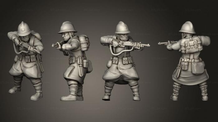 Статуэтки военные (Figurines Soldat belge 10, STKW_6248) 3D модель для ЧПУ станка