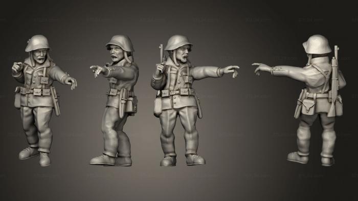 Статуэтки военные (Figurines Soldats suisse 1, STKW_6249) 3D модель для ЧПУ станка