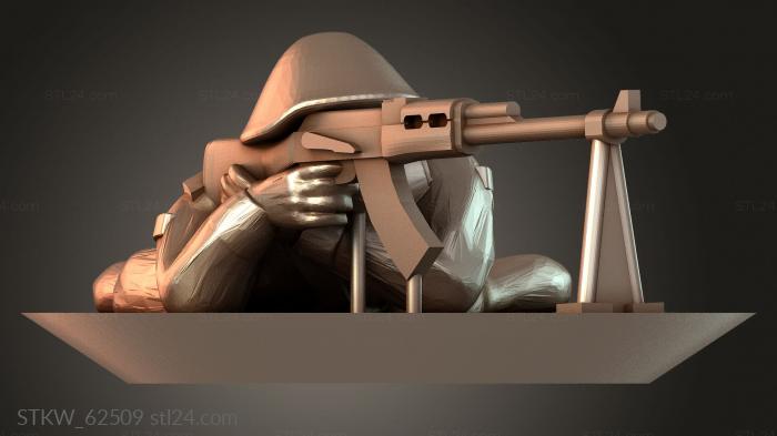 Prone Firing RPK Armored
