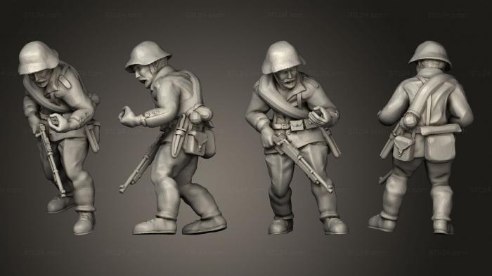 Статуэтки военные (Figurines Soldats suisse 3, STKW_6251) 3D модель для ЧПУ станка