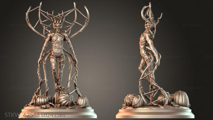 Military figurines (Pumpkin King, STKW_62548) 3D models for cnc