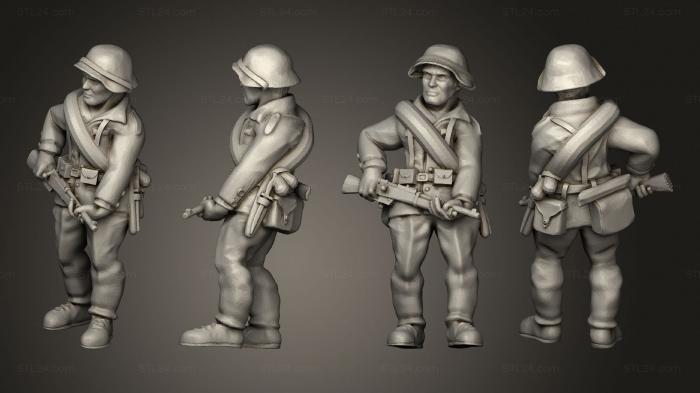 Статуэтки военные (Figurines Soldats suisse 7, STKW_6255) 3D модель для ЧПУ станка