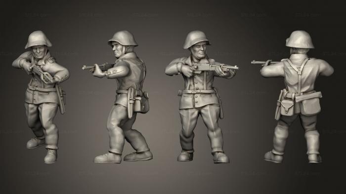 Military figurines (Figurines Soldats suisse 9, STKW_6257) 3D models for cnc