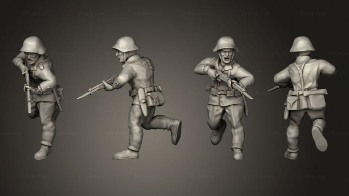 Статуэтки военные (Figurines Soldats suisse 10, STKW_6258) 3D модель для ЧПУ станка