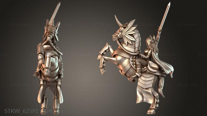 QUEEN ROSE Trastor on Unicorn Hero Knight