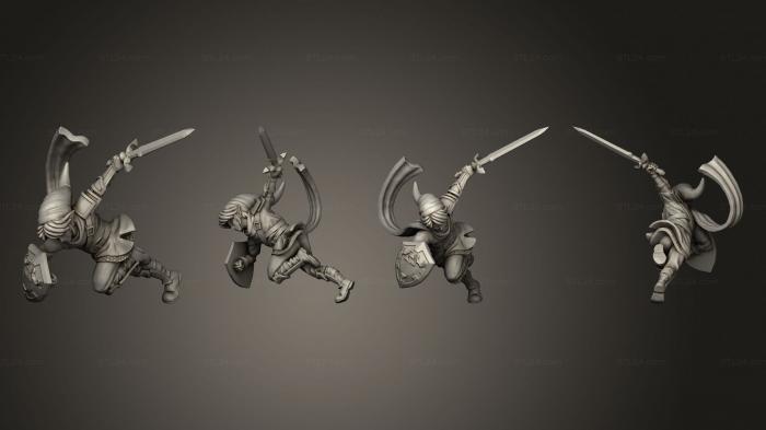 Military figurines (Finn Elven Adventurer, STKW_6266) 3D models for cnc