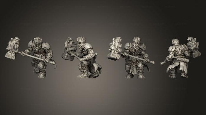 Military figurines (Fire Giant 02, STKW_6281) 3D models for cnc