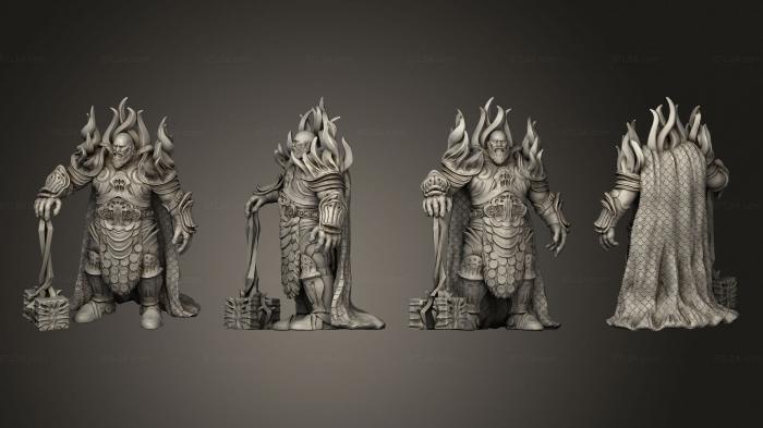 Military figurines (Fire Giant Huge, STKW_6285) 3D models for cnc