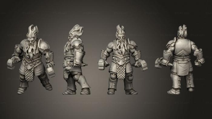 Military figurines (Fire giant, STKW_6289) 3D models for cnc