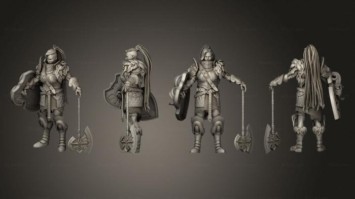 Military figurines (Fire Giantess Huge, STKW_6291) 3D models for cnc