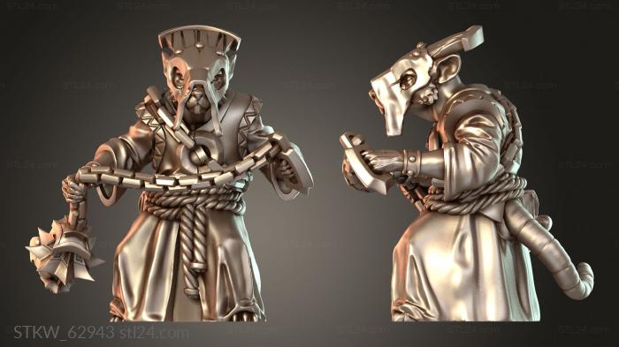 Ratmen Monks Censer Ascetic