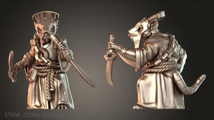 Ratmen Monks Daggers