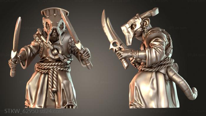 Ratmen Monks Daggers Savage
