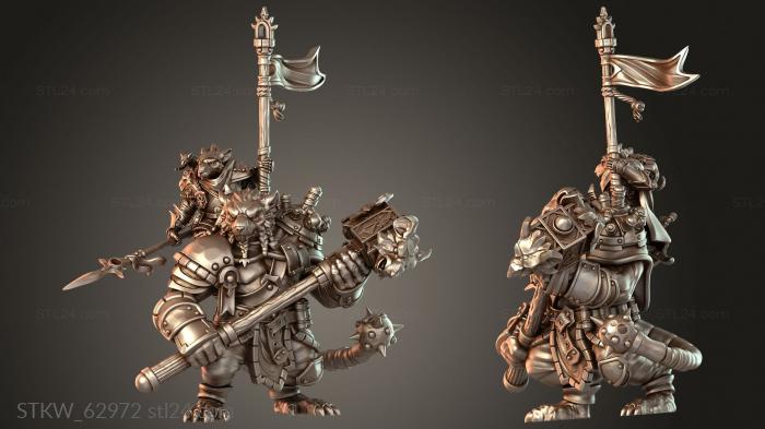 Ratmen Rat Ogre Captain Armored