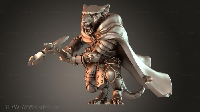Ratmen Veterans Halberd Armored